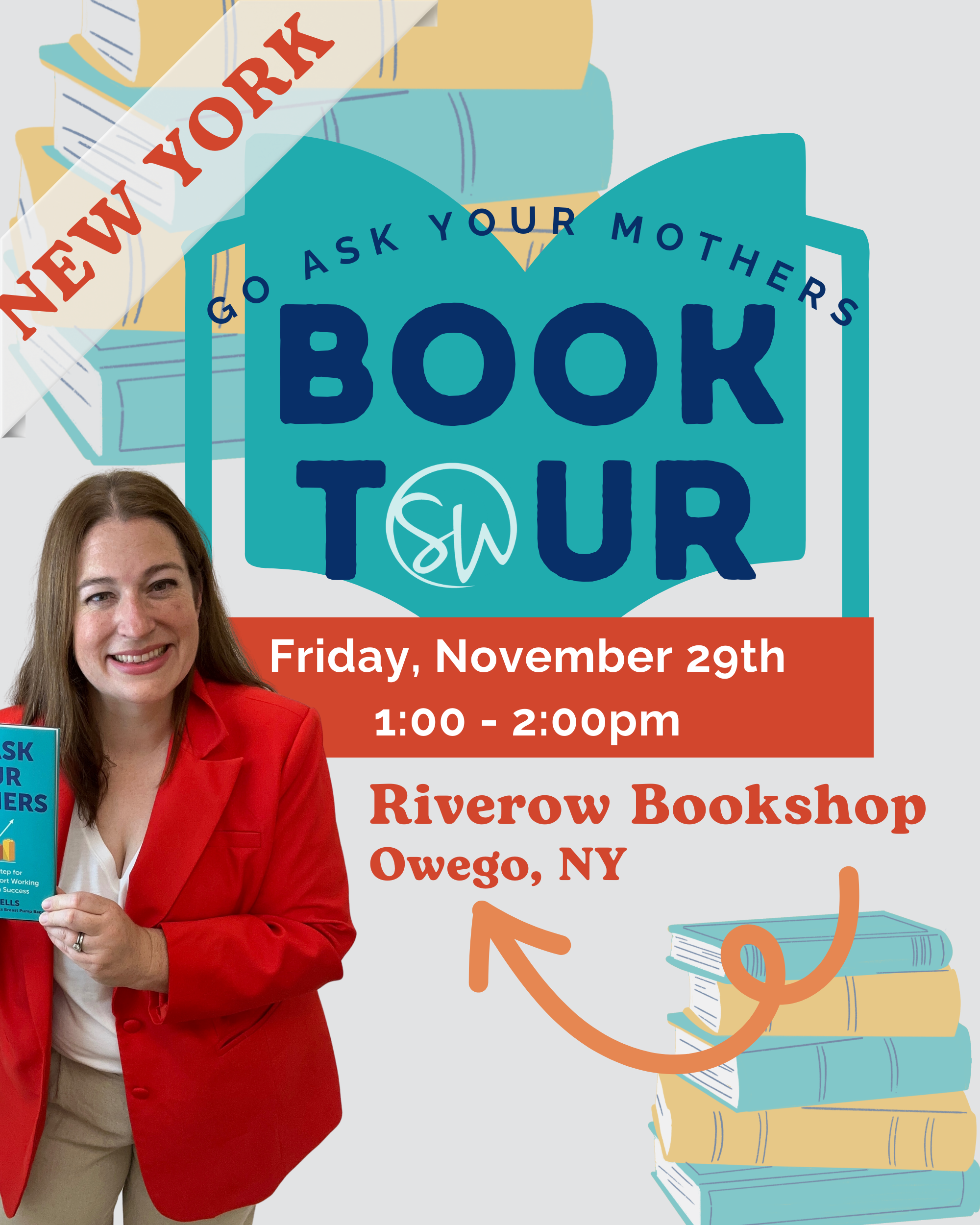 Owego, NY - November 29th @  1pm Book Tour Event - FREE Event